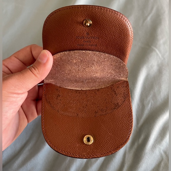 Authentic Louis Vuitton Porte Monnaie Gousset Coin Purse RARE - Picture 9 of 10
